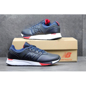 Мужские кроссовки New Balance 247 Luxe темно-синие с белым и красным