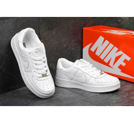 Мужские кроссовки Nike Air Force 1 AF-1 белые