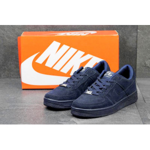 Чоловічі кросівки Nike Air Force 1 AF-1 темно-сині