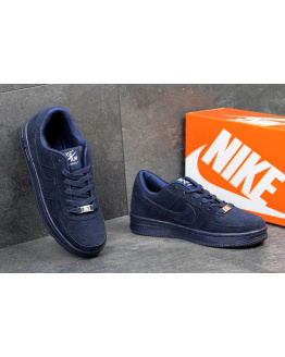 Чоловічі кросівки Nike Air Force 1 AF-1 темно-сині