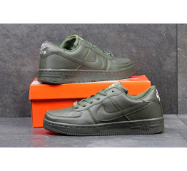 Мужские кроссовки Nike Air Force 1 AF-1 зеленые