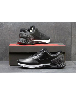 Чоловічі кросівки Nike Lunarlon чорні з білим
