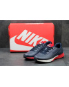 Купить Чоловічі кросівки Nike Lunarlon темно-сині з червоним