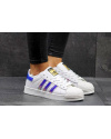 Купить Жіночі кросівки Adidas Classics Superstar Hologram Iridescent білі з фіолетовим