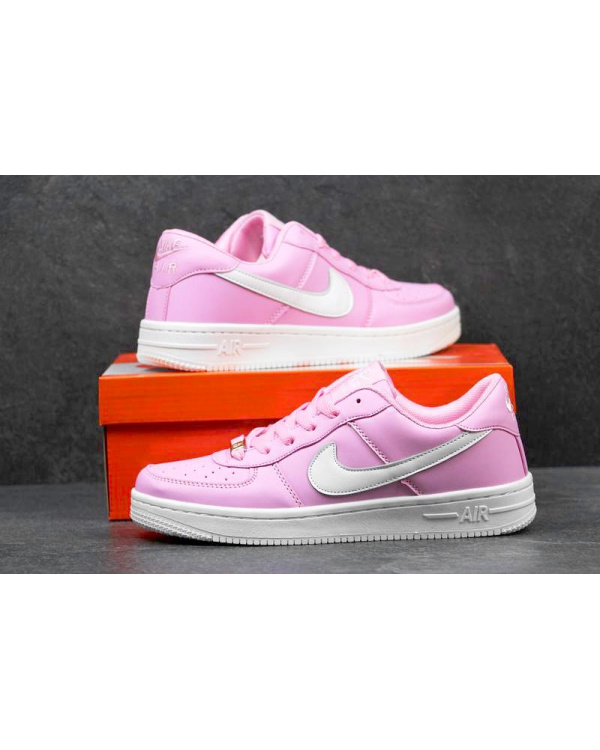 Жіночі кросівки Nike Air Force AF-1 рожеві