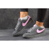 Женские кроссовки Nike SB Blazer Low GT серые с розовым