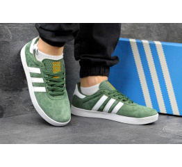 Мужские кроссовки Adidas 350 зеленые