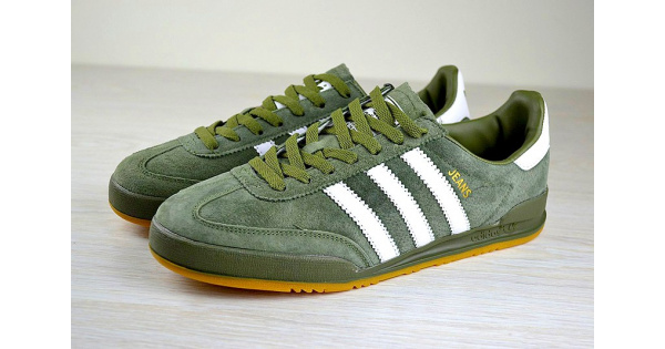 Мужские кроссовки Adidas Jeans зеленые 