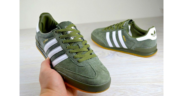 Мужские кроссовки Adidas Jeans зеленые 
