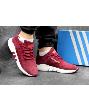 Мужские кроссовки Adidas Originals EQT Support 93/17 бордовые