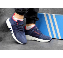 Мужские кроссовки Adidas Originals EQT Support 93/17 темно-синие с красным
