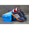 Купить Мужские кроссовки Adidas Spezial темно-синие с белым икрасным