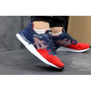 Купить Мужские кроссовки Asics GEL-Lyte V темно-синие с красным