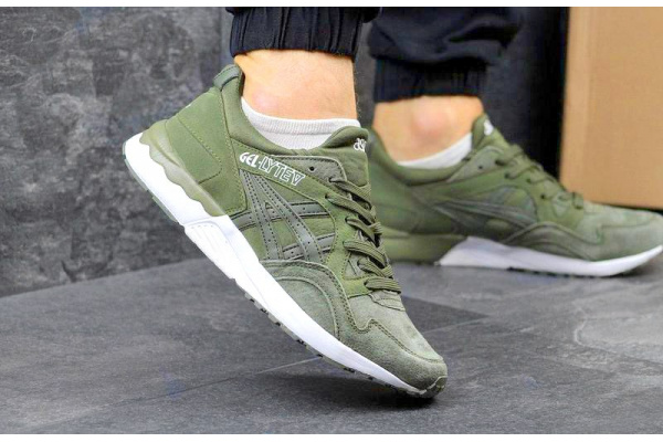 Мужские кроссовки Asics GEL-Lyte V зеленые