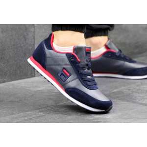 Мужские кроссовки Fila Orazio Plus 2 темно-синие с красным и белым