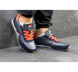 Купить Мужские кроссовки Fila Orazio Plus 2 темно-синие с оранжевым в Украине