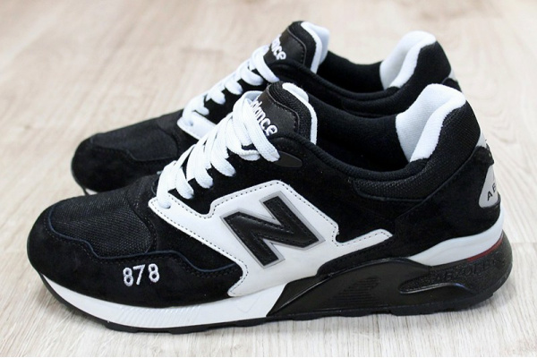 Мужские кроссовки New Balance 878 черные с белым