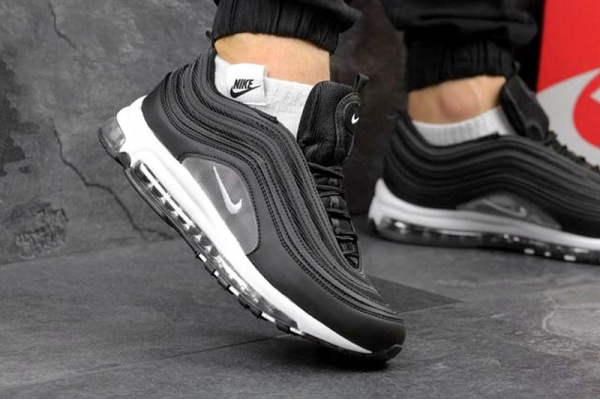 Мужские кроссовки Nike Air Max 97 OG черные с белым