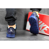 Купить Мужские кроссовки Nike Jordan черные с голубым