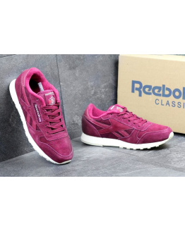 Мужские кроссовки Reebok Classic Leather Crepe бордовые