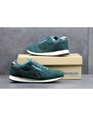 Чоловічі кросівки Reebok Classic Leather Crepe зелені
