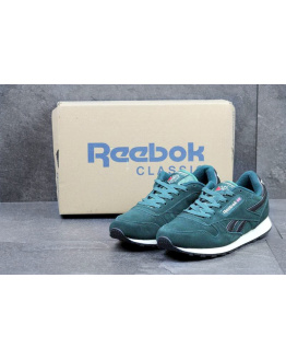 Мужские кроссовки Reebok Classic Leather Crepe зеленые