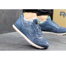 Мужские кроссовки Reebok Classic Leather синие