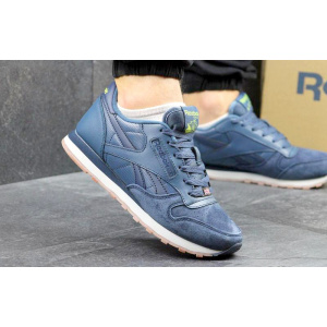 Мужские кроссовки Reebok Classic Leather синие
