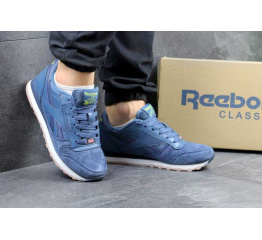 Мужские кроссовки Reebok Classic Leather синие