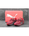 Купить Жіночі кросівки Puma Trinomic R698 бордові з сірим