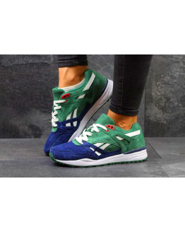 Женские кроссовки Reebok Hexalite Ventilator зеленые с синим