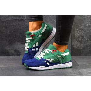 Купить Женские кроссовки Reebok Hexalite Ventilator зеленые с синим