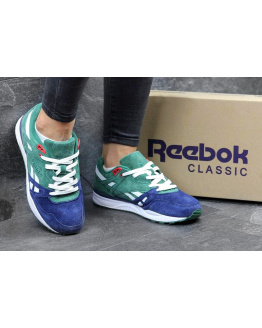 Женские кроссовки Reebok Hexalite Ventilator зеленые с синим