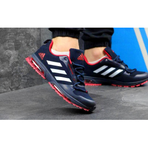 Мужские кроссовки Adidas FastMarathon 2.0 темно-синие с красным