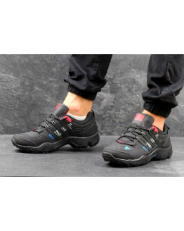 Чоловічі кросівки Adidas Terrex Swift R GTX чорний з червоним