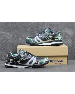 Мужские кроссовки Reebok Hexalite Ventilator Camouflage черные с зеленым
