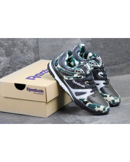 Мужские кроссовки Reebok Hexalite Ventilator Camouflage черные с зеленым