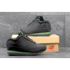 Мужские высокие кроссовки на меху New Balance H754 черные с зелеными