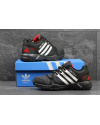 Мужские высокие кроссовки Adidas Terrex Agravic Boost GTX черные с белым