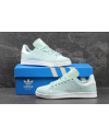 Женские кроссовки Adidas Stan Smith бирюзовые