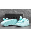 Женские кроссовки Puma Suede Heart Reset бирюзовые