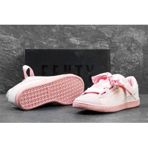 Женские кроссовки Puma Suede Heart Reset розовыые
