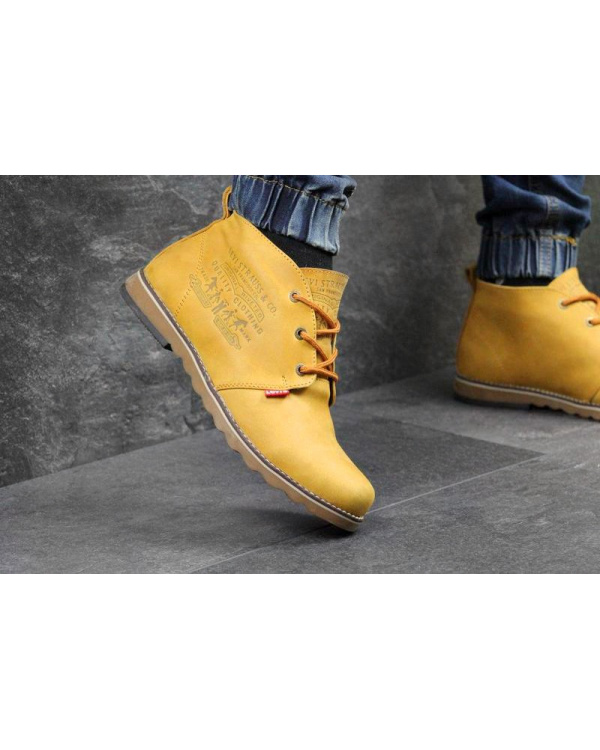Чоловічі ботинки Levi's Chukka Boot зимові сamel