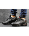 Мужские кроссовки Nike Air Max 95 черные с серым