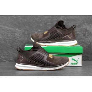 Мужские кроссовки Puma IGNITE Limitless Suede коричневые