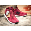 Купить Мужские высокие кроссовки на меху New Balance 574 Mid-Cut бордовые