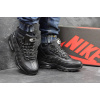 Мужские высокие зимние кроссовки Nike Air Max 95 Boots черные с белым