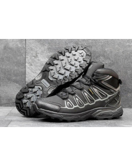 Мужские ботинки Salomon X Ultra Mid 2 GTX черные с серым