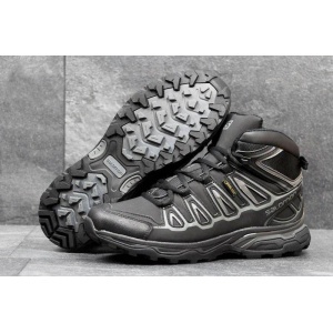 Мужские ботинки Salomon X Ultra Mid 2 GTX черные с серым