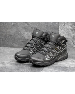 Мужские ботинки Salomon X Ultra Mid 2 GTX черные с серым
